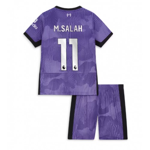 Dres Liverpool Mohamed Salah #11 Rezervni za djecu 2023-24 Kratak Rukav (+ kratke hlače)
